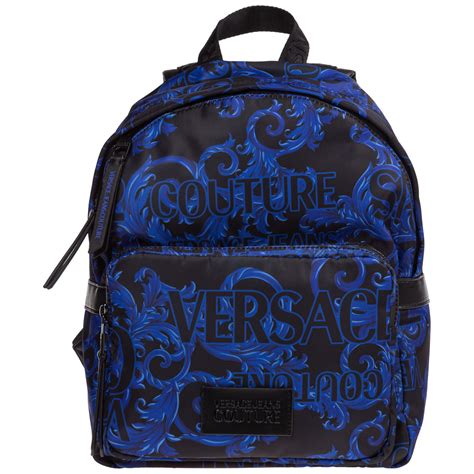 versace jeans rucksack blau|versace jeans ssense.